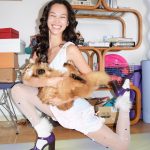 Kiko Mizuhara Instagram - @pusspussmag with my baby boy ciccio🐈 by @fumikoimano🐰♡ @sh0tar0y @sakiemiura *｡*.。*∧,,,∧ ヾ(⌒(_=•ω•)_ Tokyo, Japan