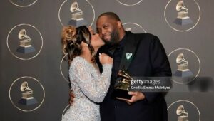 Killer Mike Instagram - First and foremost, I want to express my heartfelt gratitude to my wife, @shaybigga. You have held me down through thick and thin, and I couldn’t be prouder to be your husband and share this award with you. I also want to thank No ID (@cubansoze), who guided me through the process of pouring my soul onto the canvas, which you all know as the best rap album, “MICHAEL”. Your guidance, expertise, and grace have been instrumental in shaping this project, and for that, I am eternally grateful.

Thank you to the @RecordingAcademy for recognizing my work and granting me the opportunity to be considers for such esteemed awards. To my A&R’s @cuzlightyear and @DartParker, and my manager @willisactive, we’ve journeyed through hell and back together, and we’ve made it, fellas! I need to thank my partner in rhyme and crime, @thereallyrealelp, with whom I’ve had the privilege of creating art with for the past decade through our duo, @runthejewels!

I’m forever indebted to Tom, Ryan, and everyone else at @lomavistarecordings who poured their creativity into mine. Let’s run this shit back! I couldn’t forget to express my love for the greatest city in the world, ATLANTA, GEORGIA. #ITSASWEEP!!!!

There are countless individuals to acknowledge, but I also want to extend my gratitude towards @erynallenkane @tydollasign @6lack @thuggerthugger1 @jaggededge @andre3000 @bigboi @future @currensy @2chainz @bxlst @thankugoodsir @tip @jacquees @jid @youngnudy @the.midnightrevival @damianmarley @trackstarthedj @waryncambell @honorablecnote @mixedbyali @treedott,  @dammothegreat,  @agapewoodlyn @jonathanmannion @charlamangethagod @740project @740charley @nancyliu @juicyjackieee @greazywil @all_enfilms @rnblove1 @higherlevelbear @active.mgmt @seasidestretch @miguimalones @cal_a @booisaac @elliotresnik @biz3publicity @klbiz3 @trevorbiz3 @tnetter @nicechan9e @tec_beatz and my @stankoniaatl family. Please forgive me if I’ve forgotten to mention your name, it truly took a village to make this possible ❤️. ☦️ #MICHAEL.