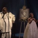 Killer Mike Instagram – Thank you @erynallenkane, @robertglasper, and anyone else who felt this heart art ❤️ ☦️ #MICHAEL