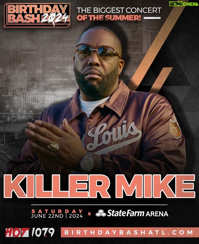 Killer Mike Instagram - We're goin up! @hot1079atl ☦️ #MICHAEL