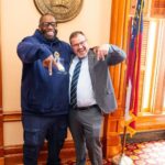 Killer Mike Instagram - Thank you Georgia state representative @imani4ga for the proclamation and honors you presented me. Everything I do, I do as a proud Georgian to have this validation from my home state is an immense honor. Having my kindergarten teacher, Ms. Pritchett, there made this moment extra sweet. Thank you @theatlantavoice for the fantastic write up. 🙏🏽 ☦️ #MICHAEL