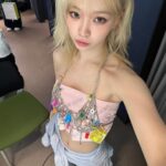 Kim Chae-won Instagram – 첫 금발😗