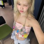 Kim Chae-won Instagram – 첫 금발😗