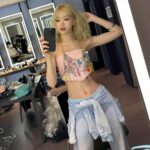 Kim Chae-won Instagram – 첫 금발😗