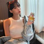 Kim Chae-won Instagram - 짐빔사진풀기 💕 짐빔 짐심 맛있음