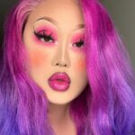 Kim Chi Instagram - Look done with @kimchichicbeauty Thailor Blush - Mercedes R launching this Thursday at 10am pst! Topped off with High key gloss ofc Hair: @plastiquetiara