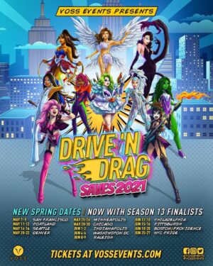 Kim Chi Instagram - I am coming to @vossevents Drive n drag! I am in the first half (May dates, San Francisco to Chicago) and I hope to see y’all there! Get your tickets at vossevents.com!
Illustration: @kl1fford