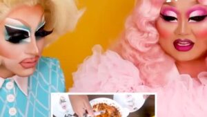 Kim Chi Instagram - Korean food mukbang with @trixiemattel. Watch as I introduce this Midwest garbage to Korean cuisine on her YouTube channel!