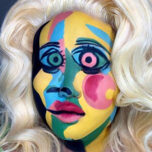 Kim Chi Instagram - Picasso blah blah blah for today’s pit stop
Make up: @kimchichicbeauty
Hair : @wigsandgrace