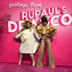 Kim Chi Instagram - Normally, you would’ve been meeting @naomismalls and I at drag con at this time of the year but as you all know, we’re staying at home! So tune into our final drag brunch tomorrow with @klarna.usa where we will be serving you our black tie and high drag look! We will be featuring amazing performances by @violetchachki and @gigigoode! #DragBrunchLive