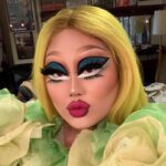 Kim Chi Instagram - Blueberry eyeshadow from @kimchichicbeauty Rainbow sharts palette mama get into it mama