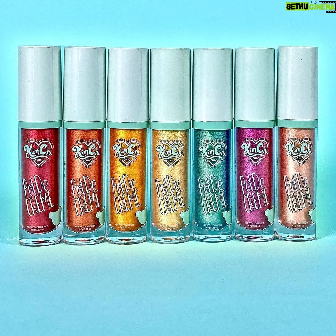 Kim Chi Instagram - PotDe Creme now live on kimchichicbeauty.com! My new liquid eyeshadows we’re inspired by my fave dessert, Pot De Creme ✨ I’m so excited to finally share them with you all @kimchichicbeauty