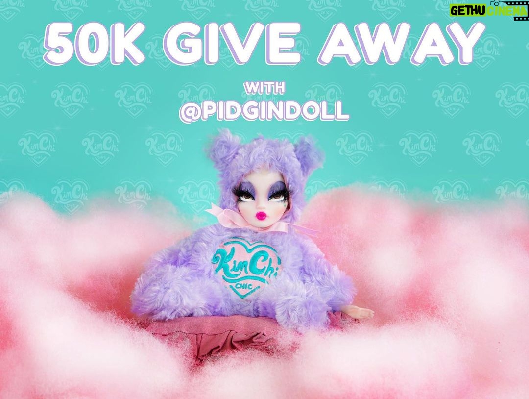 Kim Chi Instagram - Attention Kweens! Our giveaway just got even better. Not only will you get a P.R. Box, you will now get a one-of-a-kind Pidgin Doll @PidginDoll which was created exclusively for KimChi Chic Beauty. Sheβs fierce and was inspired by a look worn by @KimChi_Chic herself! Our winner will be picked once we reach 50K! π
π¨π₯π₯π¨π° our IG account {Your Page Must be Public} @kimchichicbeauty :π:πππ Your Bestie in the post @kimchichicbeauty :β€οΈ:ππ¨π¦π¦ππ§π your favorite KCCB product :π§‘:ππ’π€π the Last THREE pictures posted @kimchichicbeauty . . For extra entries re-tweet the giveaway & share on FB. The doll was sculpted and hand-painted by @pidgindoll creatorΒ Joshua David McKenney @jdavidmckenney.Β Her outfit was created by clothing designer @BcallaBcalla, who also created the original look worn by Kim Chi.Β Cast in high-quality resin, she stands 12 inches (30 cm) tall and has 7 points of articulation.