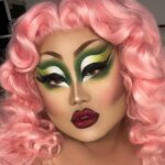 Kim Chi Instagram – 🎶She’s got salsa verde eyes🎶
Make up look using @kimchichicbeauty – @trixiemattel BFF4EVR palette and @naomismalls 2Q1D palette. The power of two best friends!
Hair: @wigsandgrace