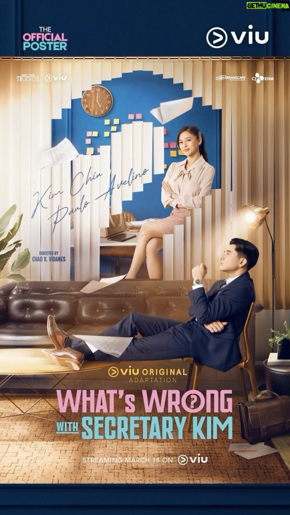 Kim Chiu Instagram - Alright, I think we’re ready...Tadaaaaa!!! 😍💞 Presenting the #WWWSKOfficialPoster and the fun behind the scenes in creating this very special artwork! #ViuOriginalAdaptation #WhatsWrongWithSecretaryKim streaming this March 18. Watch it exclusively on Viu! #KimPau #KimPauOnViu