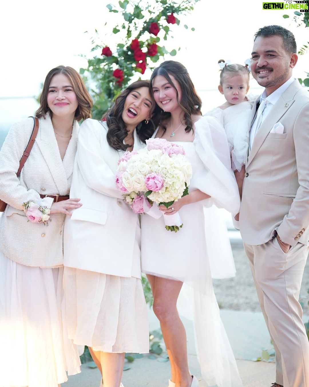 Kim Chiu Instagram - 12-31-23 Witnessed a love that is everlasting, love that comes in perfect timing, love that is unconditional, and love that deserves to be felt by one another.β€οΈ Congratulations momsy @iamangelicap and @gregg_homan π₯°π₯°π₯° I felt blessed to witness this beautiful ceremony. π₯Ή I canβt miss this!βΊοΈ Love you, Momsy Angge! Thank you, @gregg_homan for loving our momsy.β€οΈ alagaan mo ang momsy namin forever!π₯° #ANGBEKI IS EXTRA EXTRA HAPPY!!! Momsy @bela, I am glad to experience this with you!βΊοΈπ©· βπ³πππ ππ πππππππ, ππππ ππ ππππ
." 1 πͺππππππππππ 13:4 Los Angeles, California