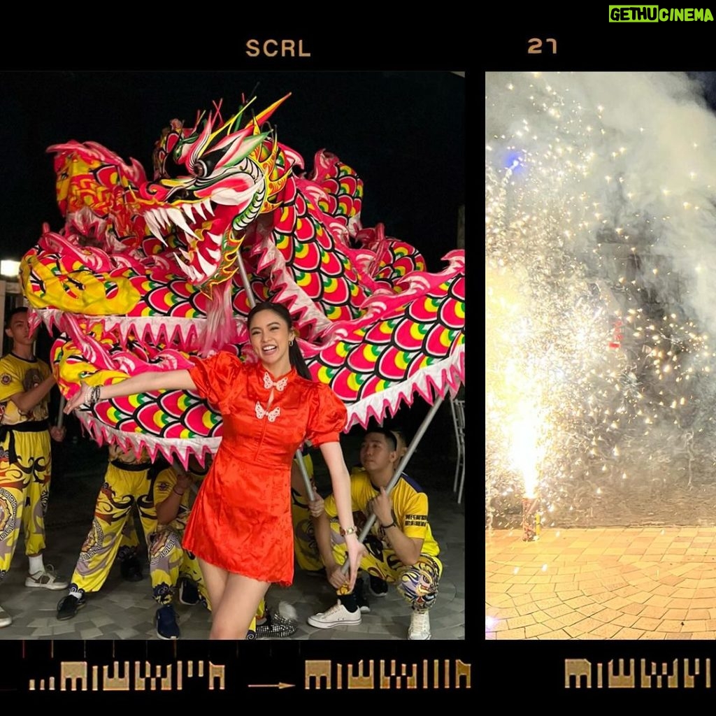 Kim Chiu Instagram - Kung Hei Fat Choi! 🐲🧧 I love celebrating the Lunar New Year because it’s so festive and definitely fun. This Feb 10, we’re welcoming the Year of the Wooden Dragon! Chinese tradition is a must like the dance with the dragons, loud drums, fire crackers, tikoy, wishing paper and many more. The traditions are very popular, you can almost hear sounds just from looking at these photos. Of course, I drink @beroccaph to keep me energized throughout the holiday 💚⚡ Can you also hear the Berocca fizz? May we all have a prosperous, blessed and energetic year of the wooden dragon. Kung hei fat choi everyone!!!!