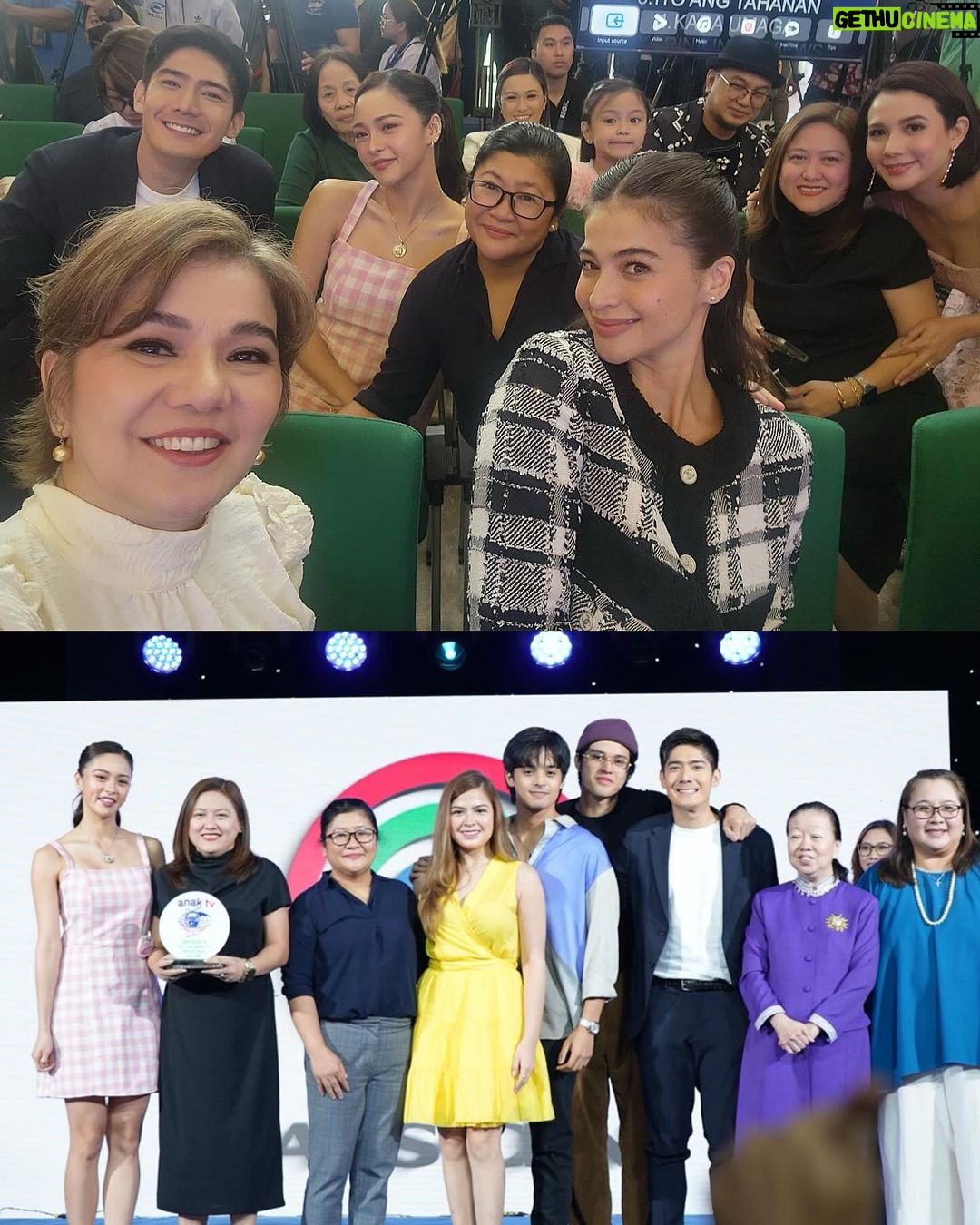 Kim Chiu Instagram - Maraming maraming salamat po sa lahat ng bumubuo ng #AnakTVawards2023 para sa karangalang ito.🩷🙏🏻☺️ Congratulations tyang @amypcastillo ate @anakarylle ate @annecurtissmith @itsshowtimena and @asapofficial fam and sa lahat po ng mga nanalo.☺️✨✨✨