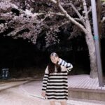 Kim Hye-yoon Instagram – 🌸나도 벚꽃 봤었다~~~!!!!!🌸