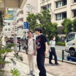 Kim Jae-joong Instagram - 김병옥 형님과의 즐거운 시간☀️ 형님 한번 더 갑시다! 시간 주세요! #김병옥 with.HYDEさんのTシャツ Tokyo, Japan