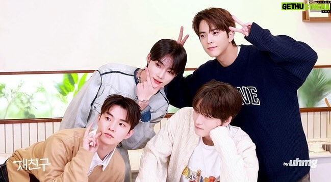 Kim Jae-joong Instagram - 더보이즈랑 뉴큐빵이랑 재친구에서 놀자놀자~~🙌 #더보이즈 #재친구 #theboyz