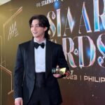 Kim Ji-hun Instagram - _ 상받았습니다 #AAAawards2023 감사합니다 Philippine Arena