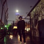 Kim Ji-soo Instagram - Under the Moon🌕