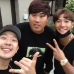 Kim Jong-kook Instagram - Congrats lil bro! So glad i was there to see u pitch and win! Always got your back bro. #LA #Dodgers #TeamRyu #99 축하한다 뚱땡아~~ 형있을때 이겨서 너무 좋다!! #늘오늘처럼 #다치지말고 #쭉가자 #살빠져서 #잘생겨보여 #ㅋㅋㅋ #엘레이 #다저스