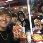 Kim Jong-kook Instagram – Yeah I know! I don’t usually eat burgers, but when in #LA 😂 #TotallyWorthIt #DontFeelGuilty #IllWorkOutLater #InNOut 나 햄버거 안먹는데.. 솔직히 이건 먹어야된다 ㅎ #인엔아웃 #운동하면되지 #엘레이