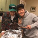Kim Jong-kook Instagram – This is how we BBQ! #BiggerThanitLooks #EatingHealthy #ForTheConcert #HomeCookMeal #ChoFamily #RMBrosConcert #Lasvegas #Cosmopolitan 이게.. 진짜네.. ㅎ #도끼스테이크 #콘서트를위해 #영양보충 #집밥 #런닝맨브로스콘서트 #라스베가스 #코스모폴리탄
