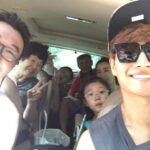 Kim Jong-kook Instagram - Happy #ChuSeok !! #LongDrive #ButHappy #FamTrip #EveryYear #SamePic 즐거운 #추석 명절!! #장거리운전 #그래도좋다 #가족여행 #매년 #같은사진