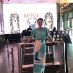 Kim Joo-ryoung Instagram - Netflix in the U.S~ I met 영희 😁