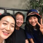 Kim Joo-ryoung Instagram - 영화 시사회 현장에서 만난 ❤️❤️ #영화헌트이미대박입니다