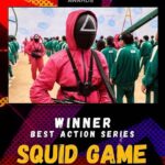 Kim Joo-ryoung Instagram - 👏👏👏 Congrats to the squid game team - congratulations to myself too ~👍 @criticschoice @squidgamenetflix