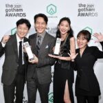Kim Joo-ryoung Instagram - 끼야~~❤️❤️❤️Awesome~~!!!! Squid game is the best~~🎉🎉🎉 #2021gothamawards Thank you🙏