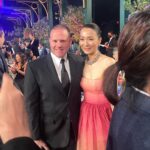 Kim Joo-ryoung Instagram - #SAG #screenactorsguildawards 🌹#Gretalee ❤️