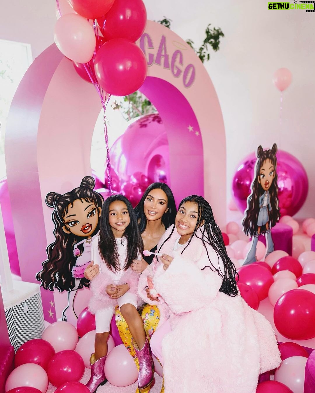 Kim Kardashian Instagram - Chi Chi’s 6th Bratz birthday party 🩷