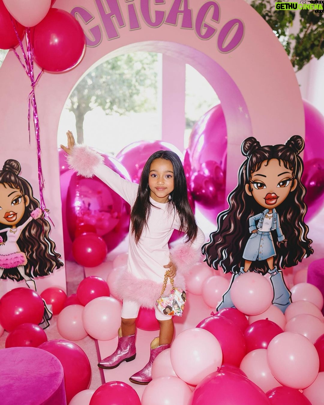 Kim Kardashian Instagram - Chi Chi’s 6th Bratz birthday party 🩷