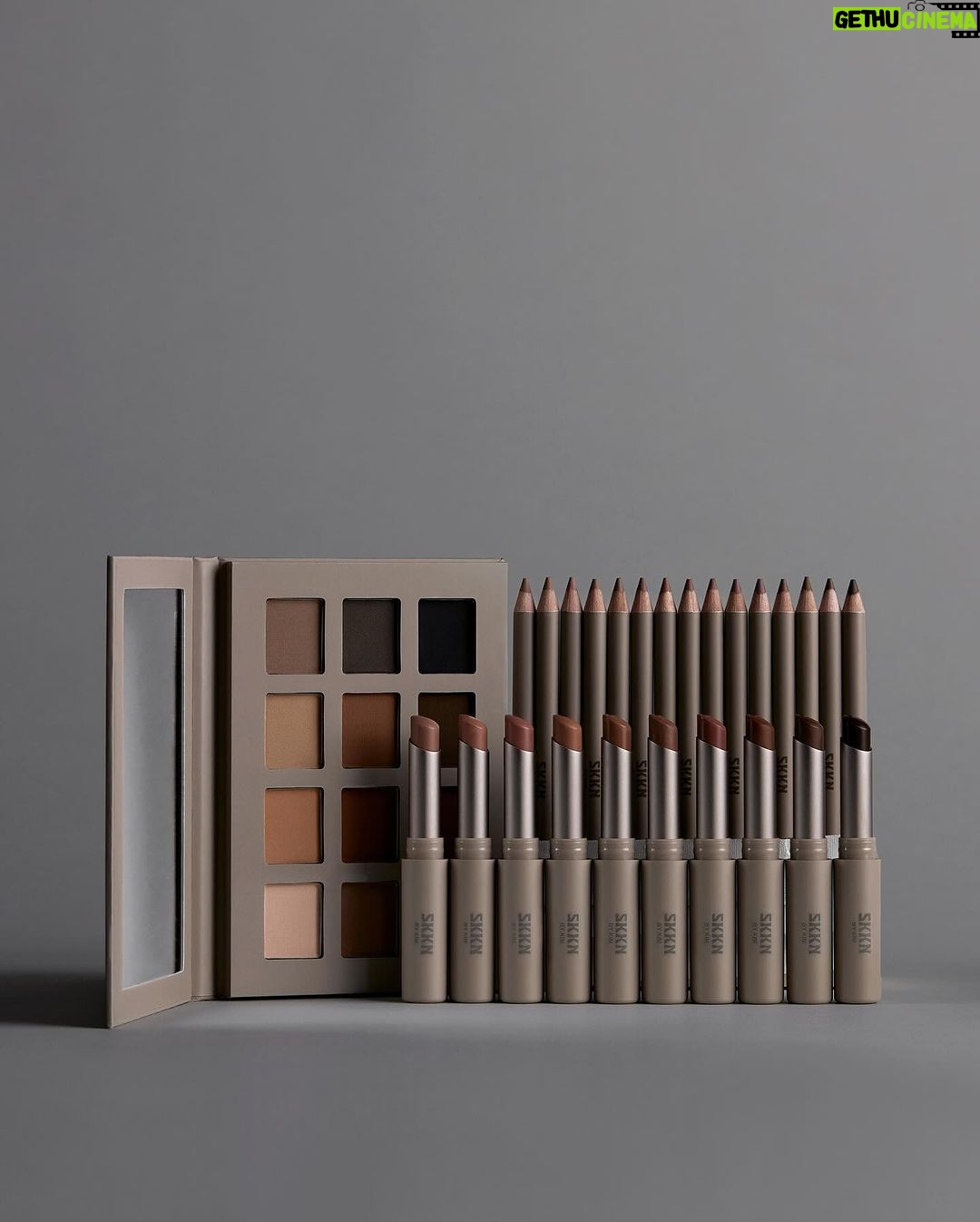 Kim Kardashian Instagram - SKKN BY KIM MAKEUP, where skin-loving formulas meet high-performance glam. I’ve recently been taking a skin-first approach towards my beauty routine. In developing @SKKN BY KIM Makeup, my goal was not only to create universally-flattering cosmetic essentials, but also to ensure that our products are clean, hydrating, and help improve the look and feel of skin with every wear. Meet your new makeup bag must-haves, inspired by my iconic smoky eye and nude lip: 💄 Soft Matte Lip Color: 10 full-coverage velvety matte lipsticks 💋 Lip Liner: 15 long-wear matte lip pencils 🩶 Classic Mattes Eyeshadow Palette: 12 universally flattering, warm and cool nude shadows in silky matte finishes Launching on January 26th at 9AM PST. Join the waitlist at SKKNBYKIM.com