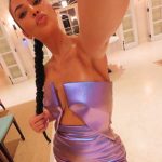 Kim Kardashian Instagram - 💜 purple reign 💜