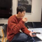 Kim Min-jae Instagram - 실시간 라운딩 인터뷰 ☕️