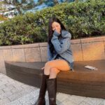 Kim Min-ju Instagram - 가을이다아🫶🍂 #광고 @citybreeze_official #CITYBREEZE #CTBRZ #시티브리즈 #밍티브리즈💕