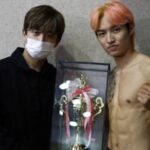 Kim Min-seok Instagram - 스파링 폭행 당한 후 #아파요😢 이번 mbc신인왕 먹은 99년생 애기 덩후니 늦었지만 다시 추카햇 #세계로가자 #형그만패