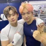 Kim Min-seok Instagram - 스파링 폭행 당한 후 #아파요😢 이번 mbc신인왕 먹은 99년생 애기 덩후니 늦었지만 다시 추카햇 #세계로가자 #형그만패