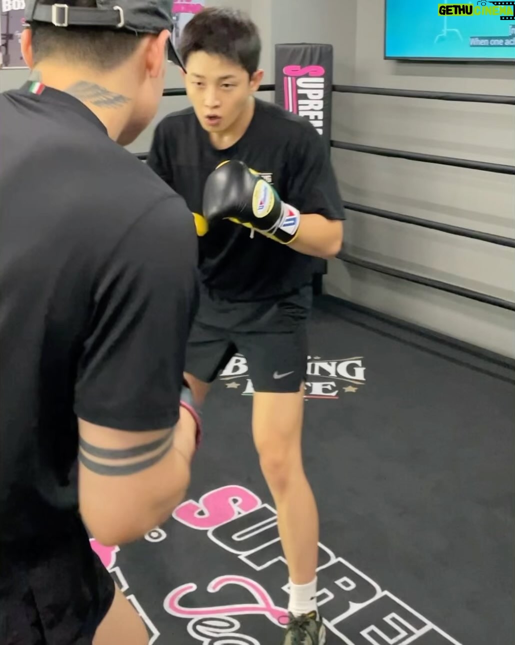 Kim Min-seok Instagram - 날도 추운데 운동 합시다 👊 STS Boxing