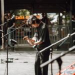 Kim Woo-sung Instagram - The night my voice was shit but didn't matter cause Blackroses sing better than me 🤷🏻‍♂️ Lollapoolza - Grant Park Chicago