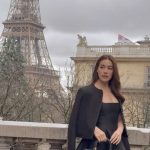 Kimberly Ann Voltemas Instagram – Bonjour from Paris with love..🖤 
Just a day away from #DiorAW24 show!
@dior