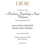 Kimberly Ann Voltemas Instagram - Bonjour from Paris with love..🖤 Just a day away from #DiorAW24 show! @dior