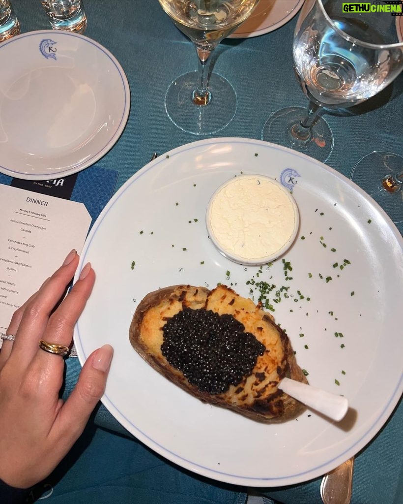Kimberly Ann Voltemas Instagram - A delighted Caviar night ✨ @attapmrk Caviar Kaspia