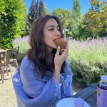 Kimberly Ann Voltemas Instagram – นอกจากเขาพี่เค้ามีทุ่งLavenderให้อยู่นะคะ🪻🐝💜🐑 Wanaka Lavender Farm